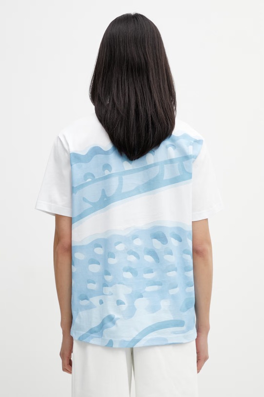 Odzież Lacoste T-shirt bawełniany męski TH1997 biały