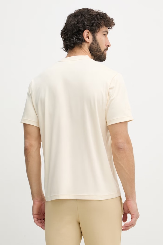 Abbigliamento Lacoste maglietta basic in cotone da uomo TH5931 beige