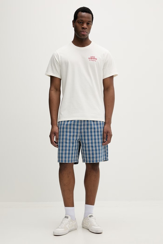 Levi's t-shirt męski bawełniany SS RELAXED FIT 16143.2372 beżowy SS26