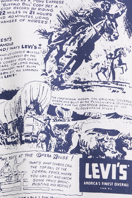 Levi's t-shirt bawełniany SS RELAXED FIT 16143.2447 biały