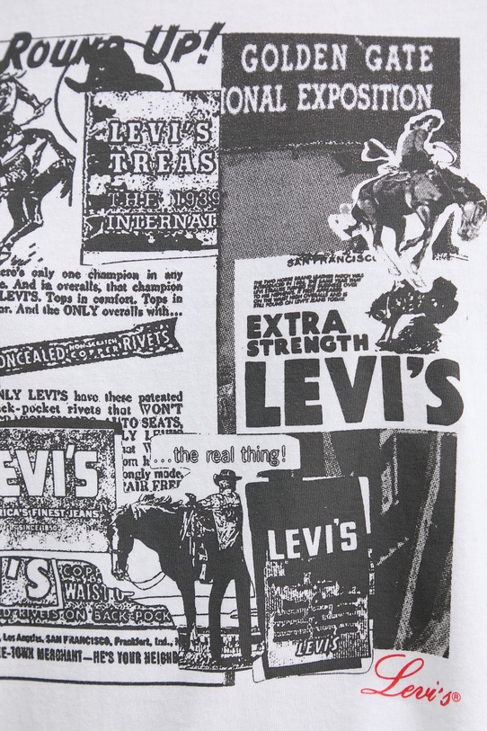 Levi's t-shirt bawełniany THE PERFECT 17369.3432 biały