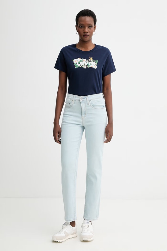 Levi's t-shirt bawełniany THE PERFECT TEE 17369.3434 granatowy SS26