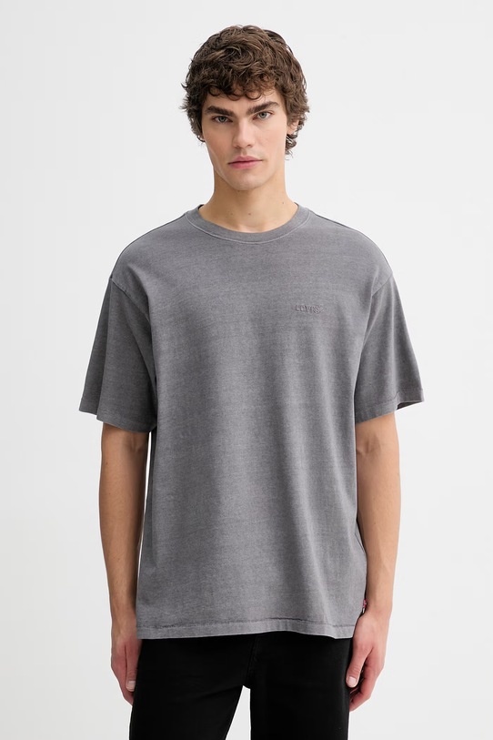 Levi's t-shirt bawełniany RED TAB VINTAGE bawełna szary A0637.0179