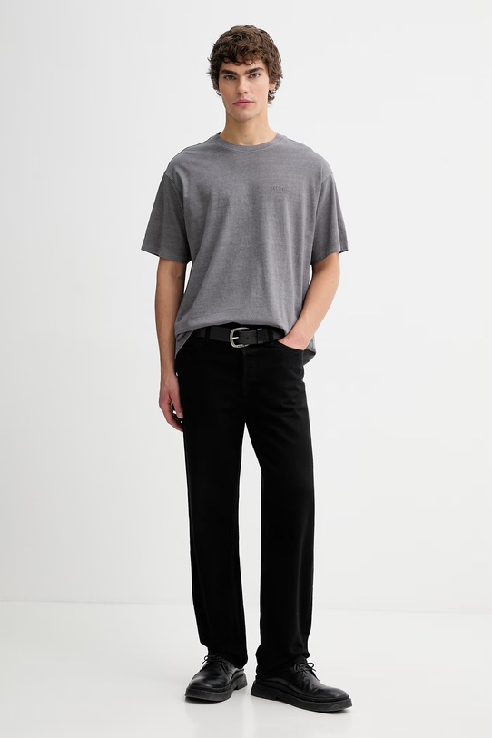 Levi's t-shirt bawełniany RED TAB VINTAGE A0637.0179 szary SS26