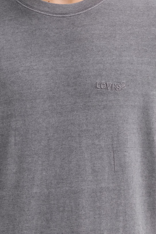 Levi's t-shirt bawełniany RED TAB VINTAGE A0637.0179 szary