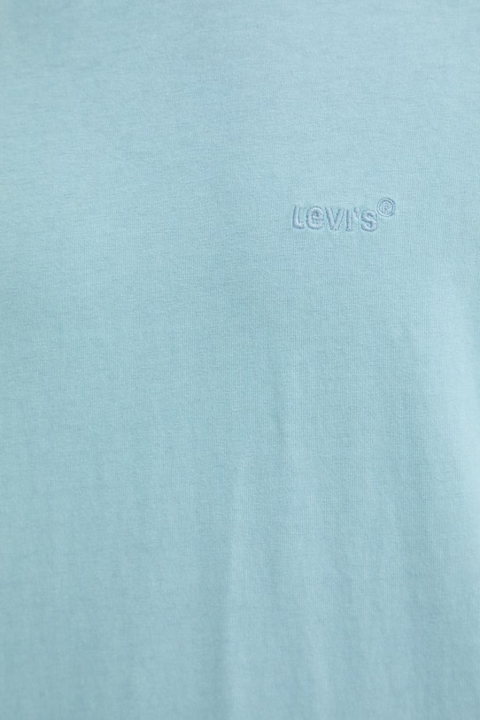 Levi's t-shirt bawełniany RED TAB VINTAGE A0637.0180 niebieski