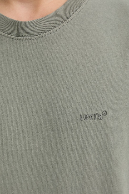 Levi's t-shirt bawełniany RED TAB VINTAGE A0637.0189 zielony