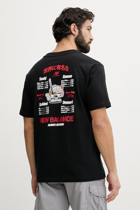 New Balance majica za muškarce od pamuka Lobster bijela MT61Y1F6WT