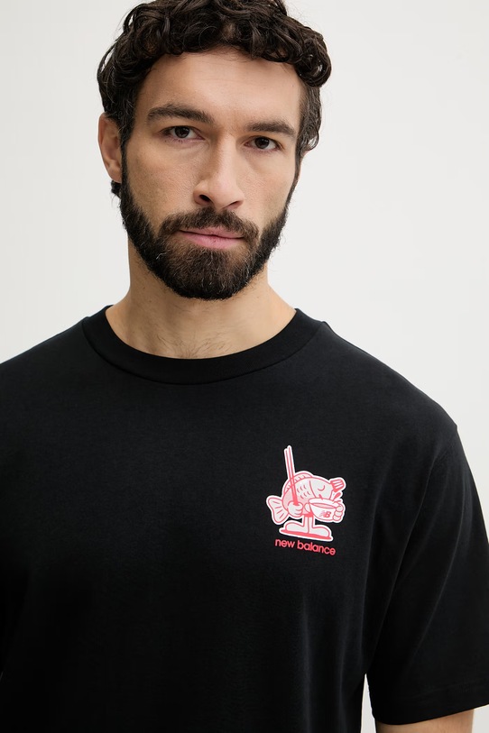 New Balance majica za muškarce od pamuka Lobster bijela MT61Y1F6WT