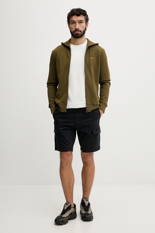 New Balance t-shirt męski bawełniany Fountain MT61J9ICSST beżowy SS26