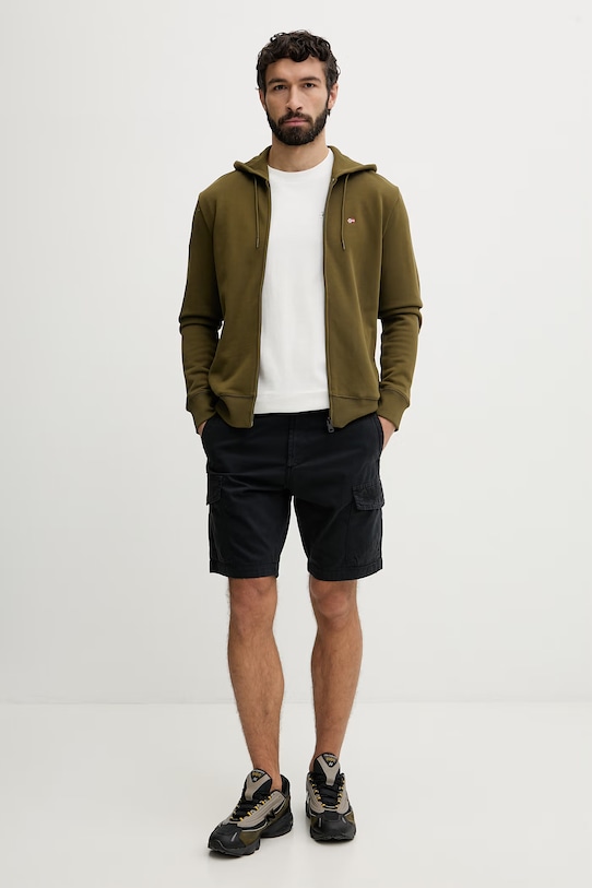 New Balance t-shirt męski bawełniany Fountain MT61J9ICSST beżowy SS26