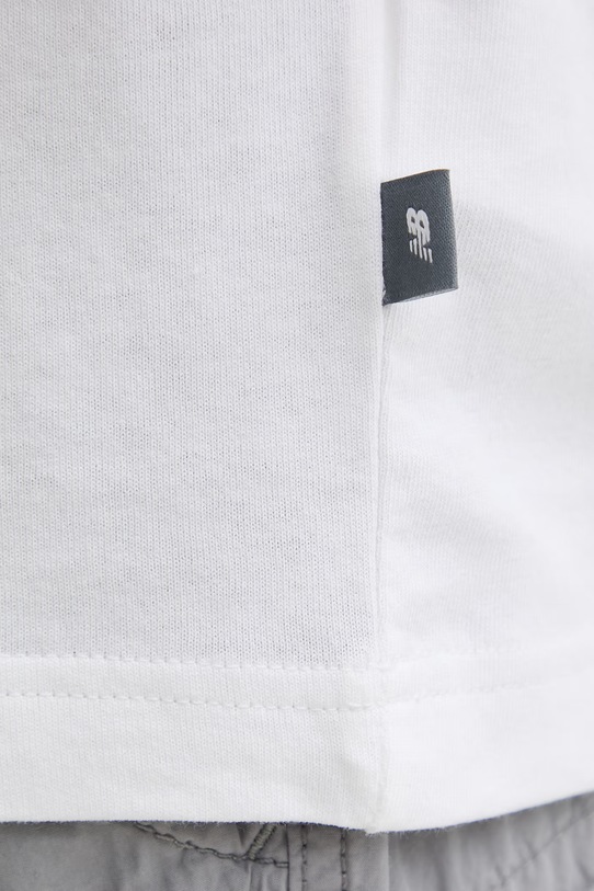 New Balance tričko mužské bavlněné Fish and Chips MT61I5BMWT bílá