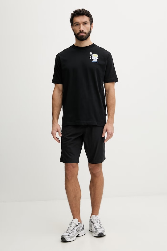 New Balance tričko mužské bavlněné Fish and Chips MT61I5BMBK černá SS26