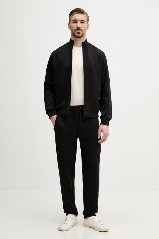 Karl Lagerfeld T-shirt męski bawełniany 562200.755003 beżowy SS26