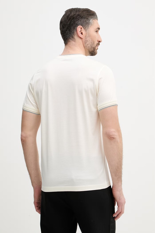 Odzież Karl Lagerfeld T-shirt męski bawełniany 562200.755003 beżowy