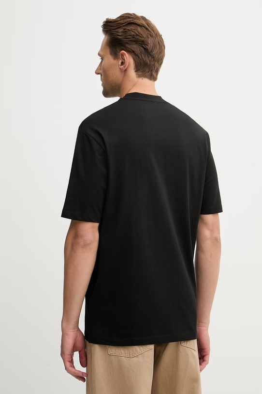 Oblečenie Bavlnené tričko Karl Lagerfeld 562225.755130 čierna