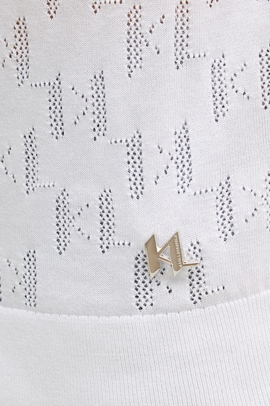 Памучна тениска с две лица Karl Lagerfeld 562301.655004 бял
