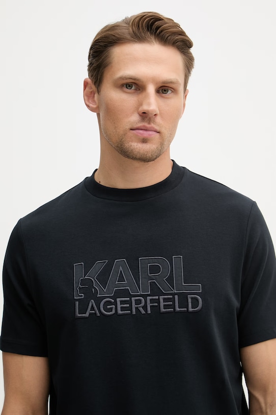 Tričko Karl Lagerfeld tmavomodrá 562221.755035