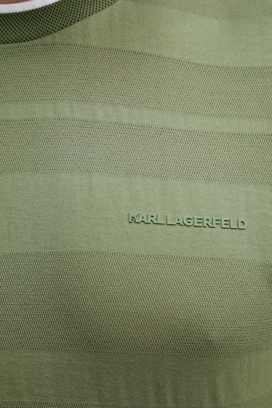 Karl Lagerfeld tricou din bumbac 562201.755004 verde
