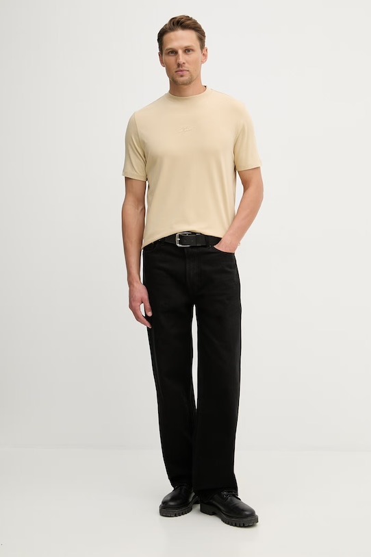 Tričko Karl Lagerfeld 562235.755047 béžová SS26