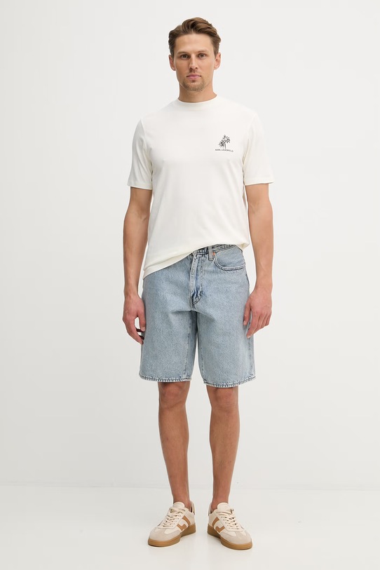 Tričko Karl Lagerfeld 562221.755041 béžová SS26