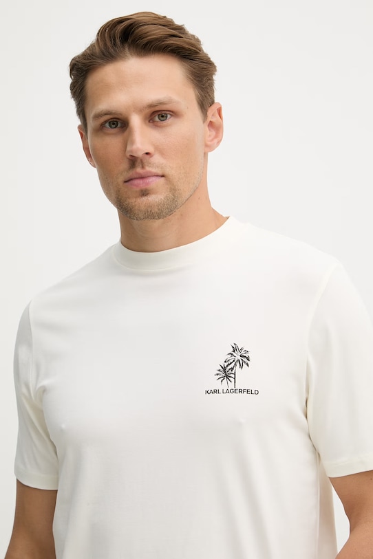 Tričko Karl Lagerfeld béžová 562221.755041