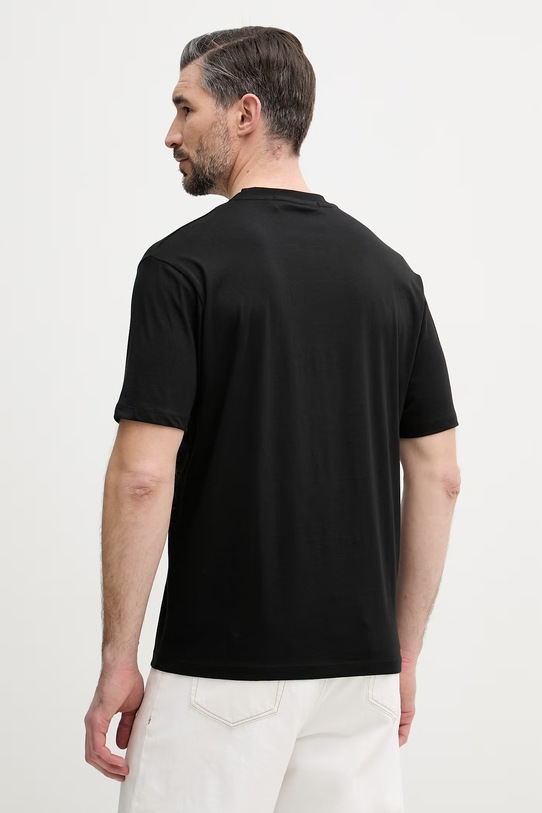 Odzież Karl Lagerfeld t-shirt męski bawełniany 562224.755146 czarny