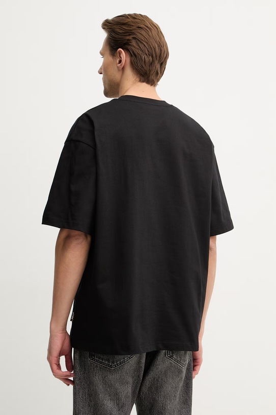 Odzież Just Cavalli t-shirt bawełniany 80OAHT05.CJ518 czarny