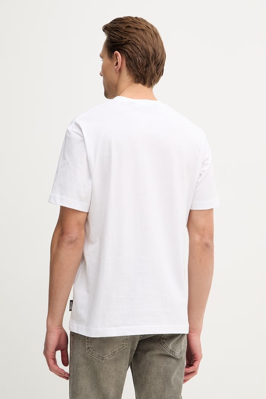 Odzież Just Cavalli t-shirt bawełniany 80OAHT20.CJ500 biały