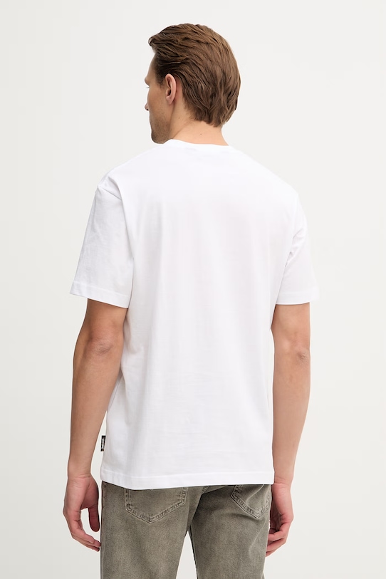 Odzież Just Cavalli t-shirt bawełniany 80OAHT20.CJ500 biały