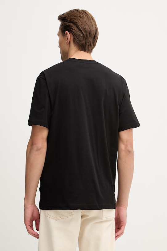 Odzież Just Cavalli t-shirt bawełniany 80OAHT07.CJ500 czarny