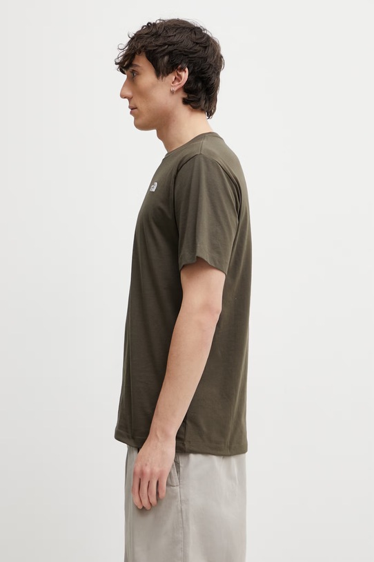 The North Face t-shirt Simple Dome NF0A8CZ221L1 green SS26