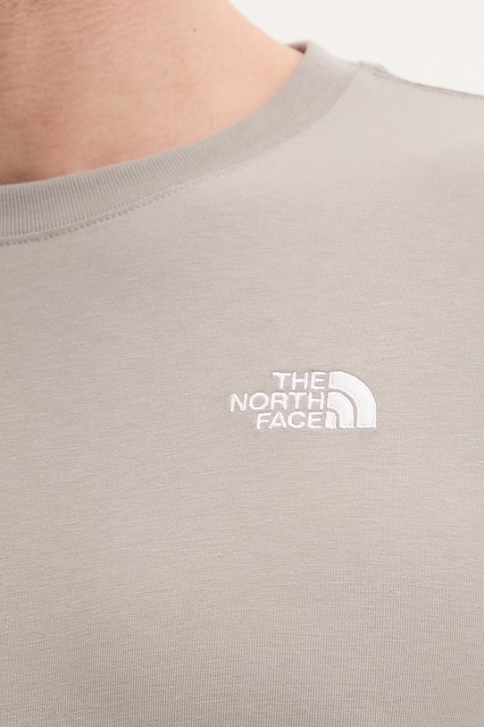 Μπλουζάκι The North Face Simple Dome NF0A8CZ22MB1 μπεζ