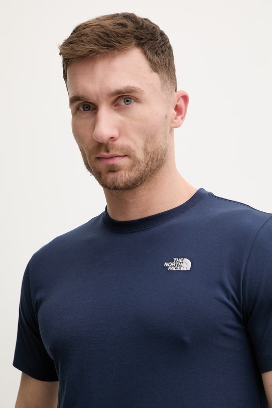 The North Face t-shirt Simple Dome granatowy NF0A8CZ28K21