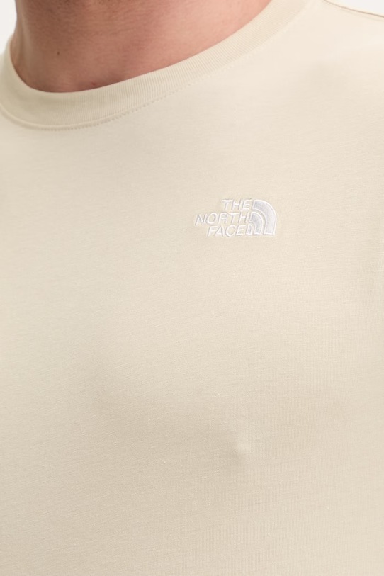 The North Face t-shirt Simple Dome NF0A8CZ2DOM1 beżowy
