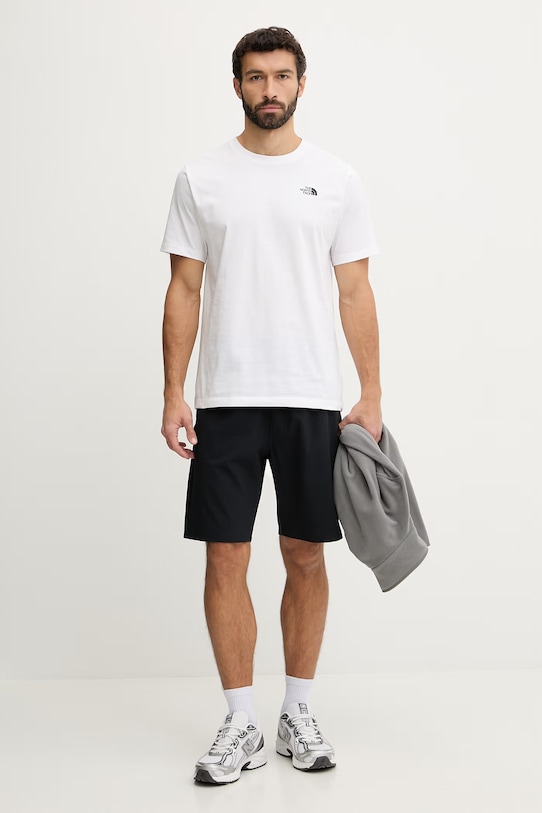 The North Face t-shirt Simple Dome NF0A8CZ2FN41 bianco SS26