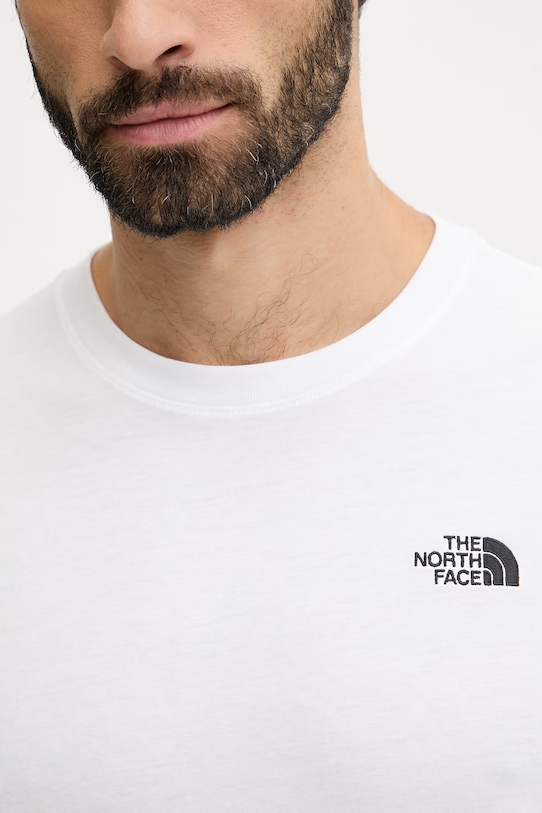 The North Face t-shirt Simple Dome NF0A8CZ2FN41 bianco