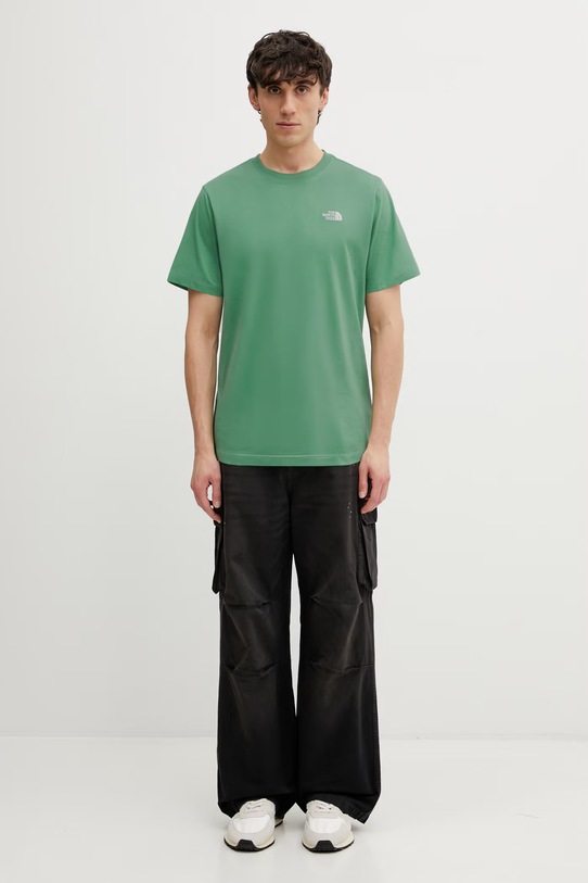 The North Face t-shirt Simple Dome NF0A8CZ2G571 zielony