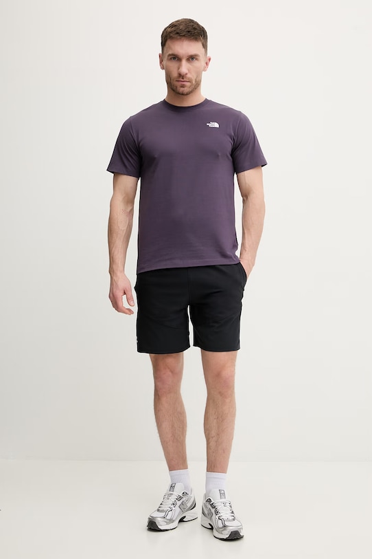 The North Face t-shirt Simple Dome NF0A8CZ2G5O1 violet SS26