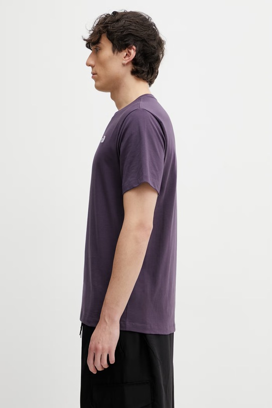 The North Face t-shirt Simple Dome NF0A8CZ2G5O1 fioletowy SS26