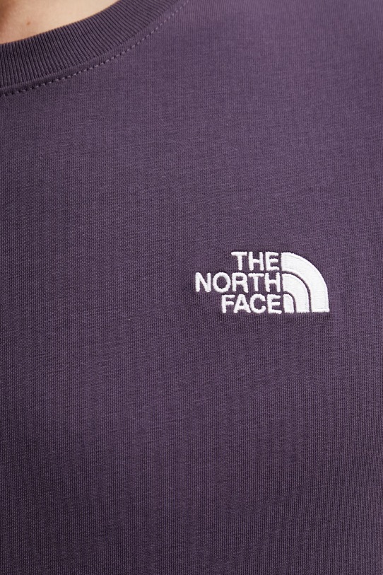The North Face t-shirt Simple Dome fioletowy NF0A8CZ2G5O1