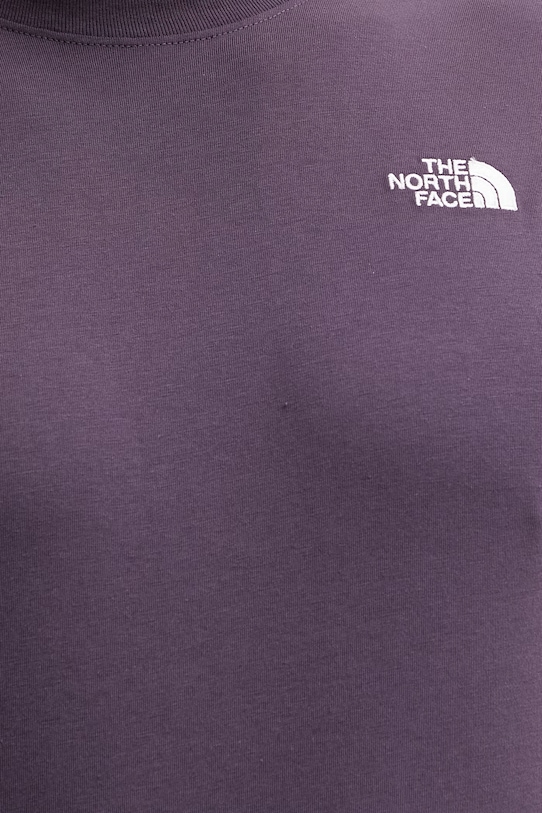 The North Face t-shirt Simple Dome NF0A8CZ2G5O1 violet