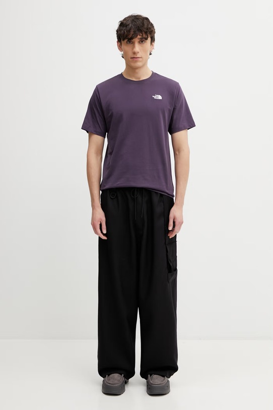 The North Face t-shirt Simple Dome NF0A8CZ2G5O1 fioletowy
