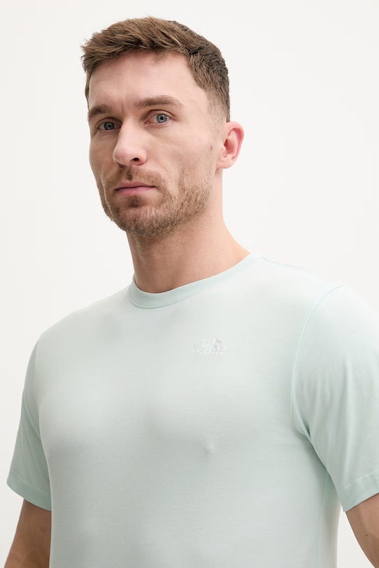 The North Face t-shirt Simple Dome verde NF0A8CZ2G701