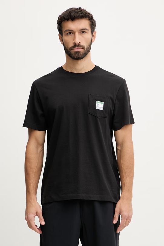 The North Face t-shirt bawełniany GRAPHIC bawełna czarny NF0A8GUUJK31