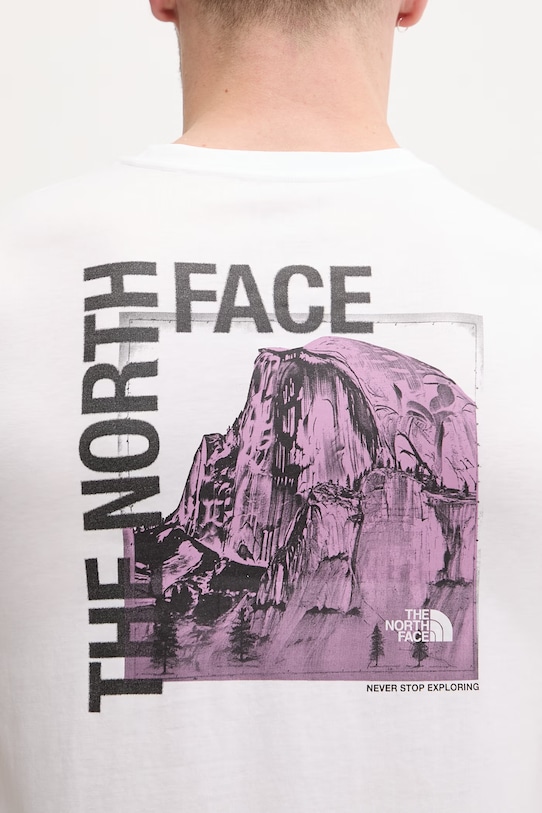 Kratka majica The North Face GRAPHIC NF0A8GV0FN41 bela
