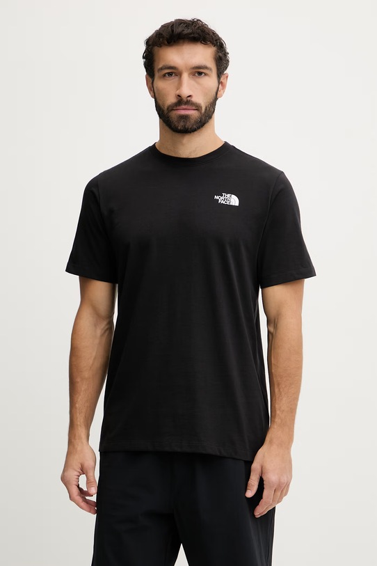 Odzież The North Face t-shirt VERTICAL NF0A8GV1JK31 czarny