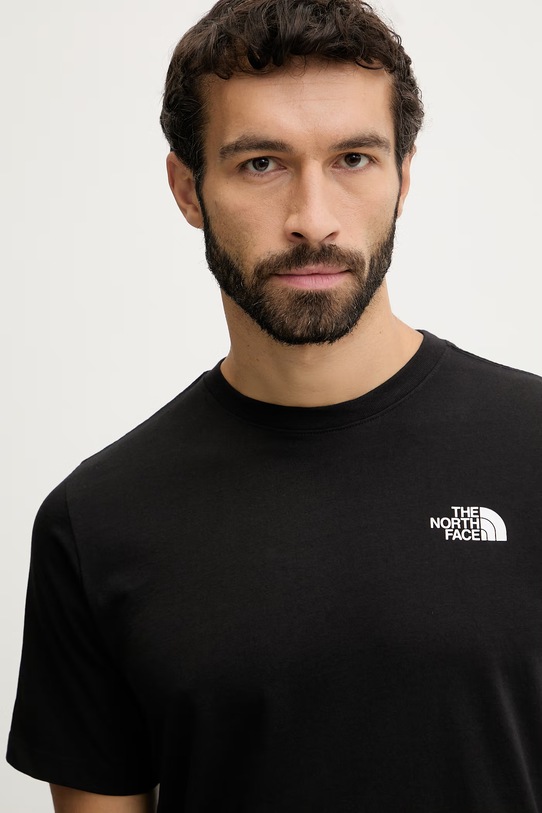 The North Face t-shirt VERTICAL czarny NF0A8GV1JK31