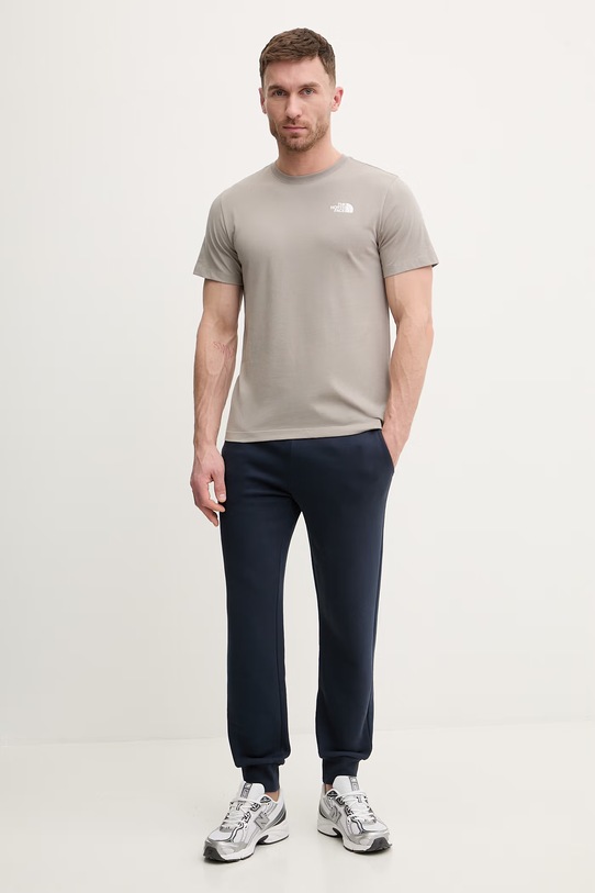 The North Face t-shirt EVOLUTION NF0A8B6K2MB1 beżowy SS26