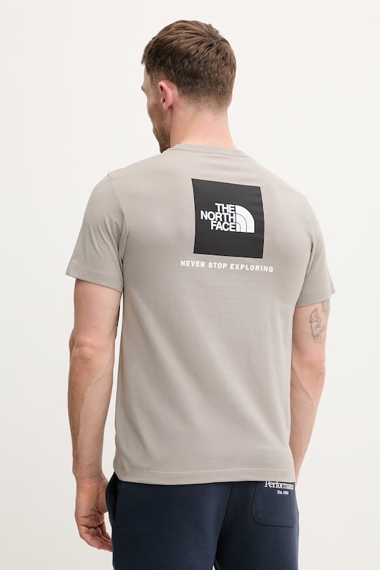 Clothing The North Face t-shirt EVOLUTION NF0A8B6K2MB1 beige